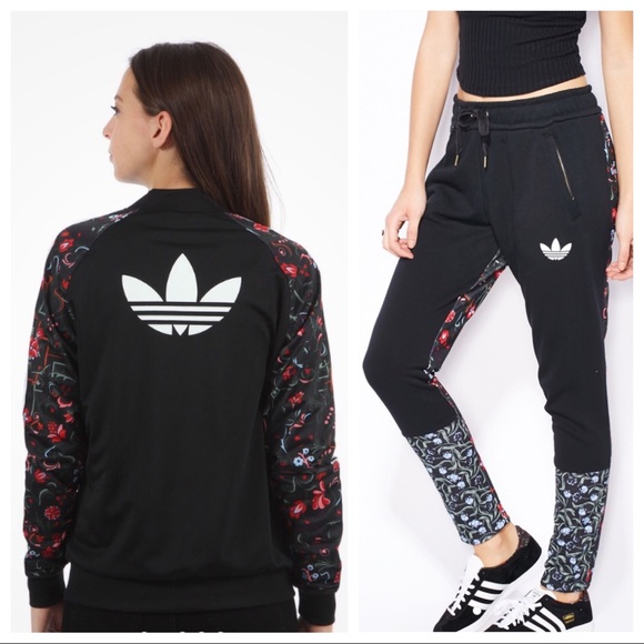 adidas matching set womens